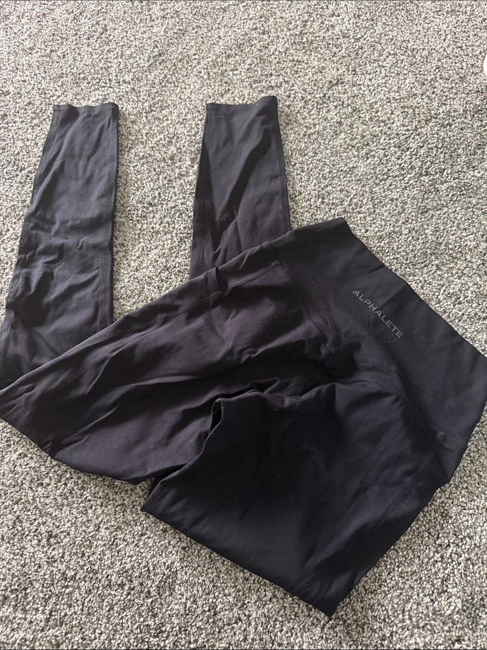 Alphalete Jet Black Sculpting Leggings